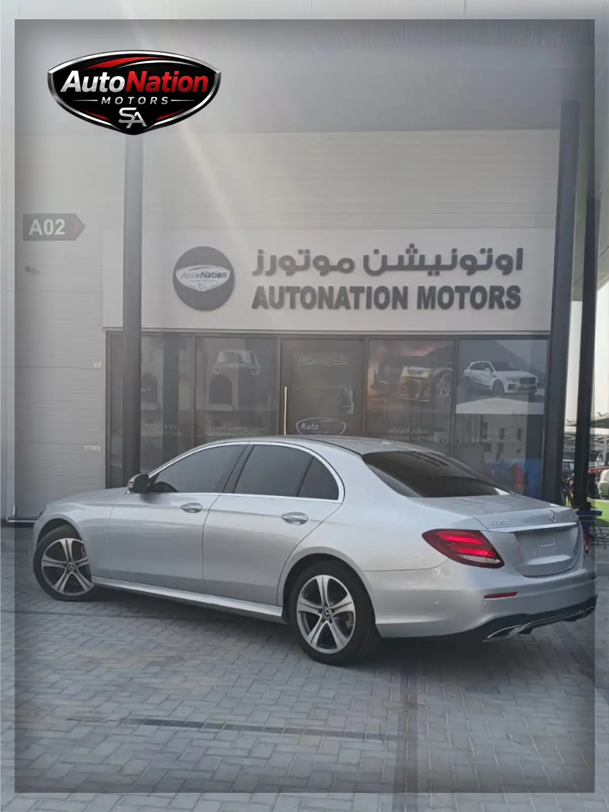 Mercedes Benz E350 2.0L 4cyl 2020 Silver 163425km 85000AED 09
