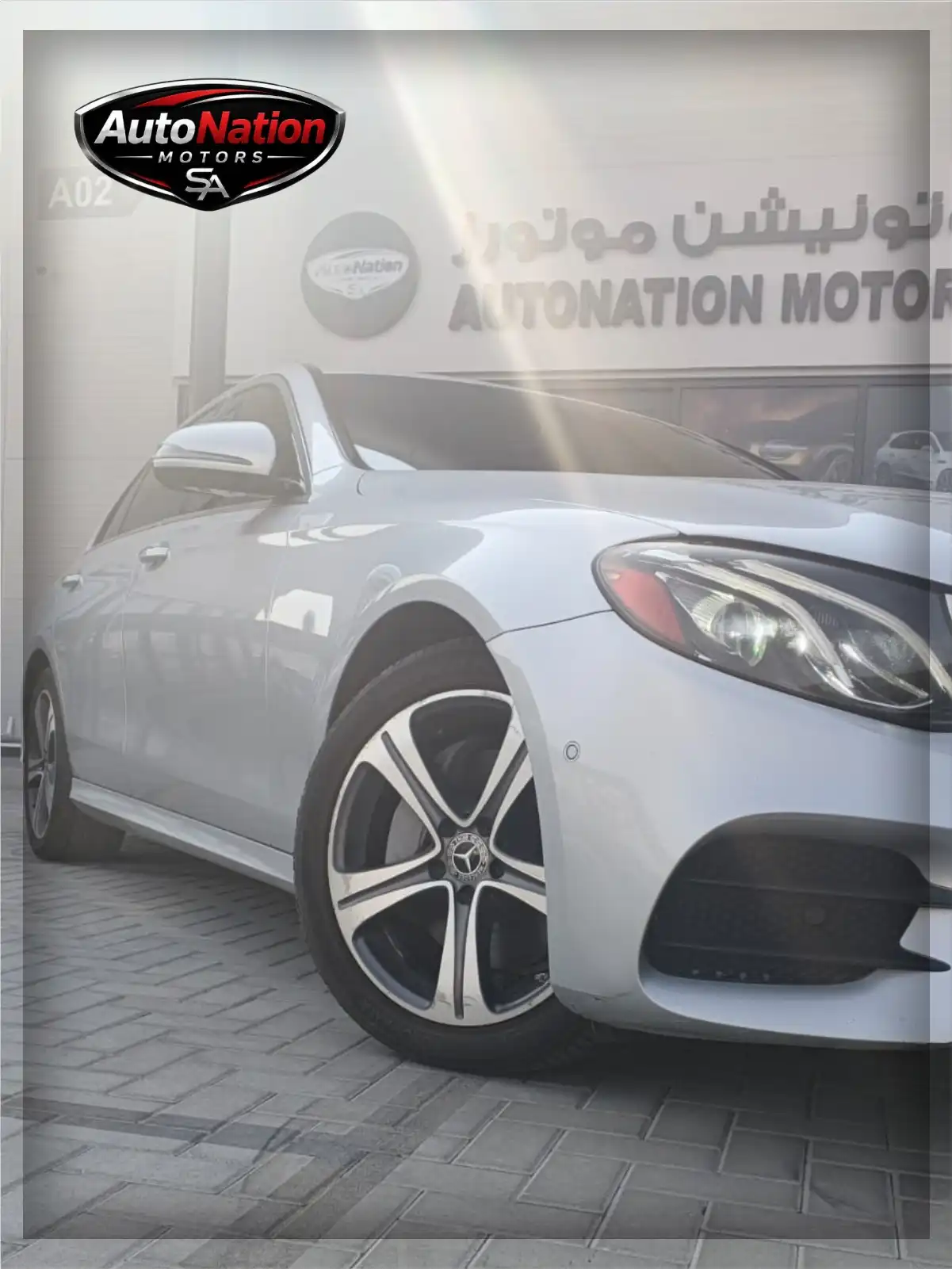 Mercedes Benz E350 2.0L 4cyl 2020 Silver 163425km 85000AED 07