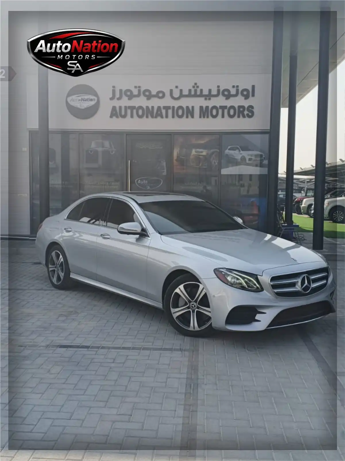 Mercedes Benz E350 2.0L 4cyl 2020 Silver 163425km 85000AED 05